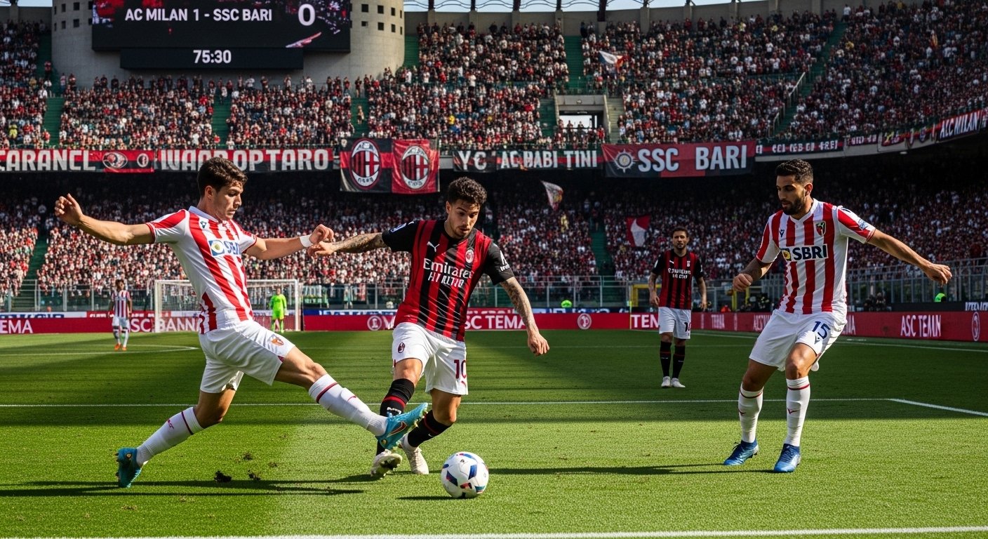 AC Milan vs SSC Bari Timeline