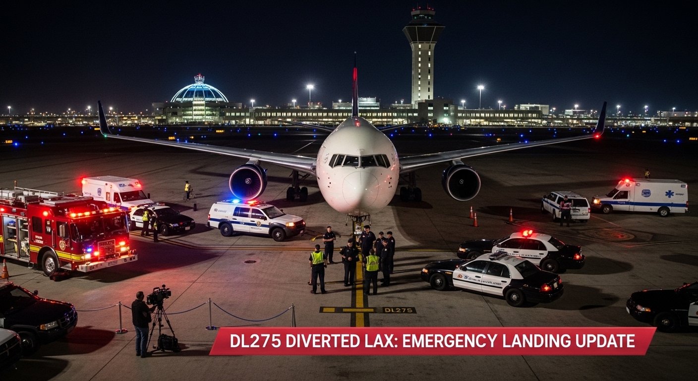 Delta Flight DL275 Diverted LAX